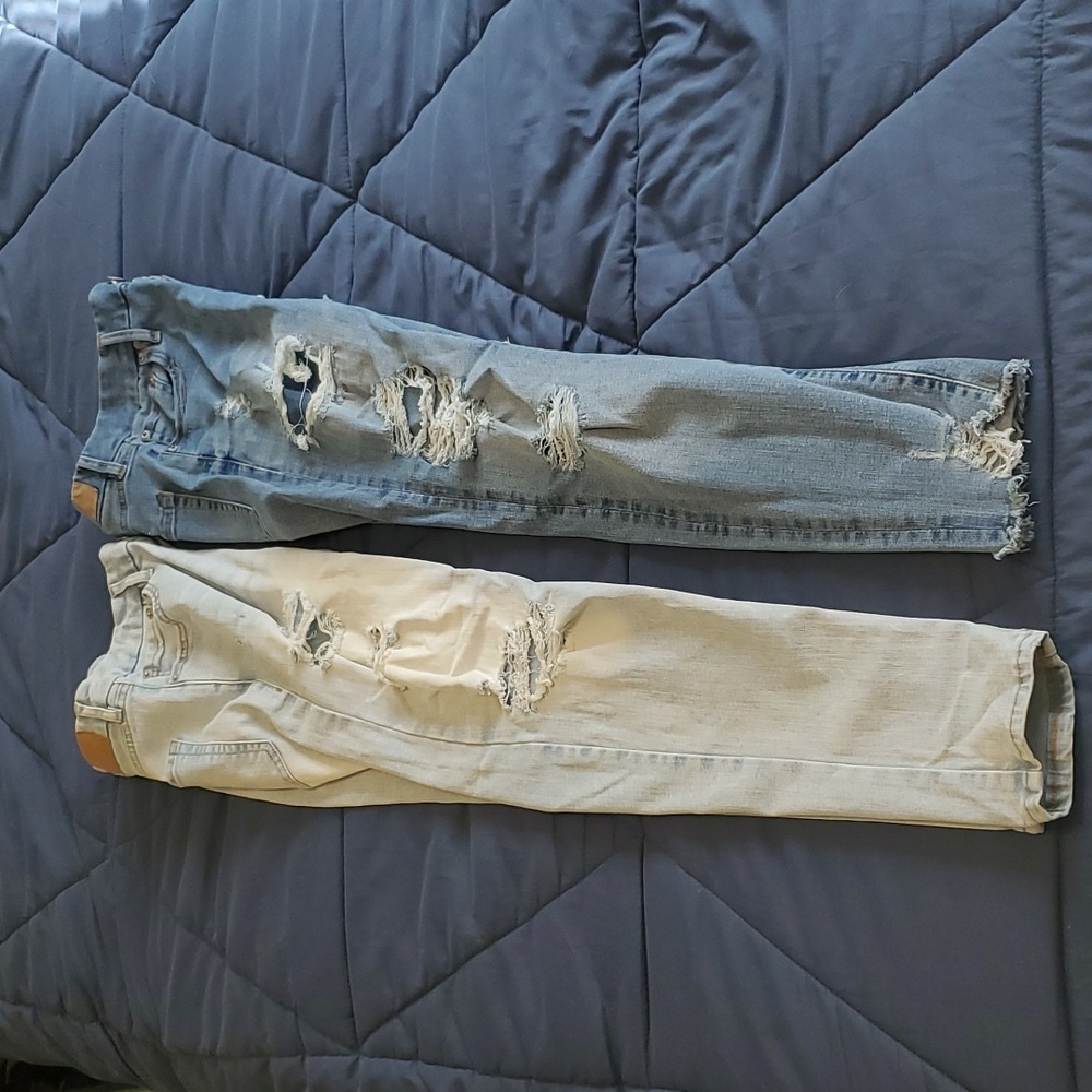 2 Aeropostale 8 regular denim jeans